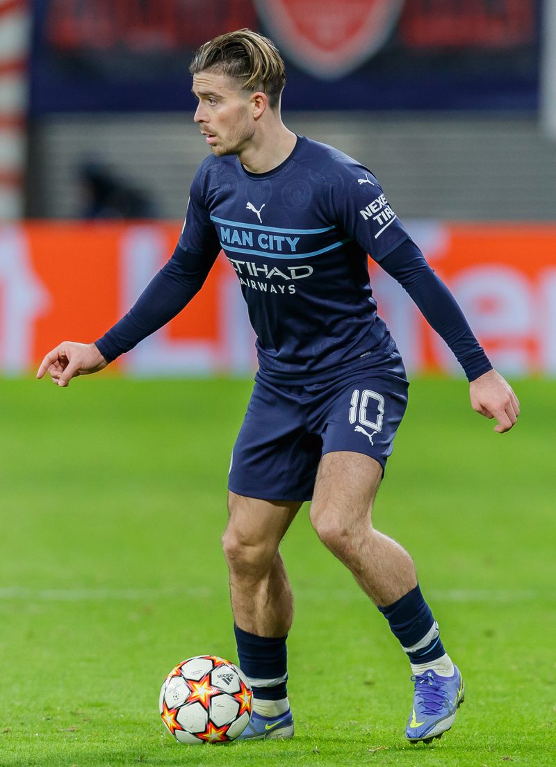 Jack Grealish playing for Manchester City